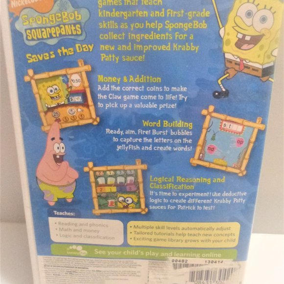 BK27 - Leap Frog SPONGE BOB Saves the Day  Leapster Learning Game Leapster 2 - Picture 3 of 3